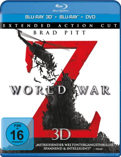 Blu-ray - World War Z 3D (Extended Action Cut)