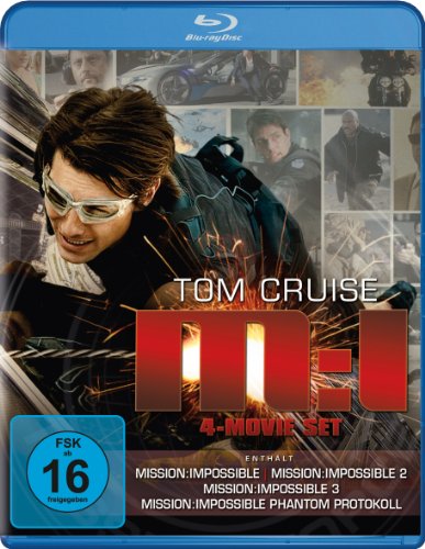 Blu-ray - Mission: Impossible - M:I 4-Movie Set (Mission: Impossible / Mission: Impossible 2 / Mission: Impossible 3 / Mission: Impossible - Phantom Protokoll) [Blu-ray]