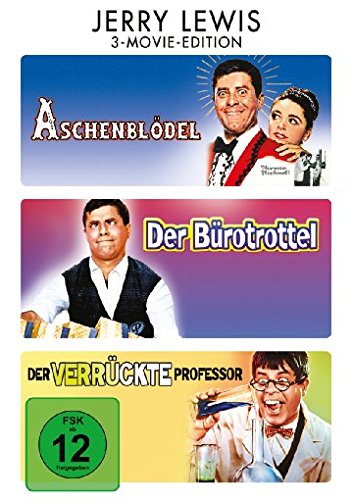 DVD - Jerry Lewis: 3-Movie-Edition ( Aschenblödel / Der Bürotrottel / Der verrückte Professor ) [3 DVDs]