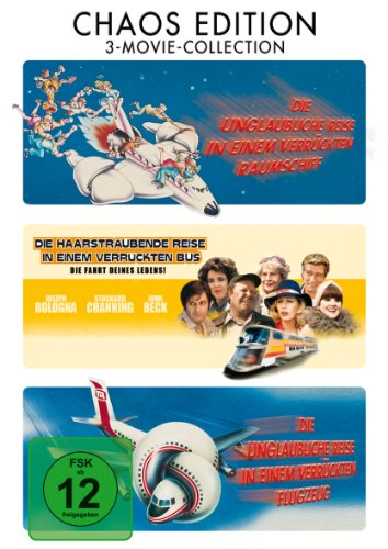 DVD - Die unglaubliche Reise in einem verrückten Raumschiff / Die haarsträubende Reise in einem verrückten Bus / Die unglaubliche Reise in einem verrückten Flugzeug [3 DVDs]