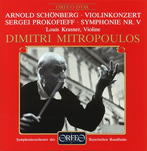 Louis Krassner, Sobr, Schönberg, Prokofieff, Mitropoulos - Violinkonzert Op. 36 /