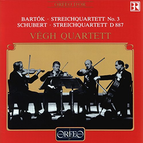 Vegh Quartett - Bartok: Streichquartett No. 3 / Schubert: Streichquartett, D. 887