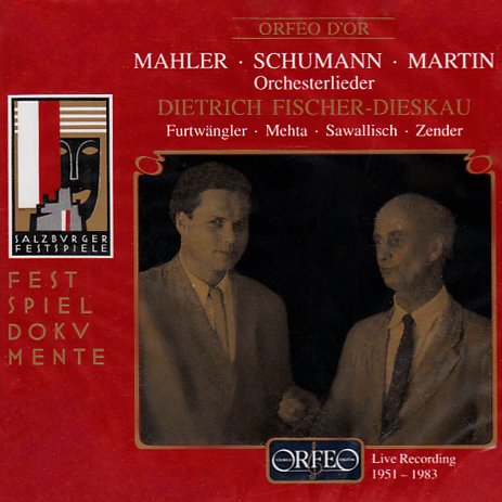  - Orchesterlieder von Mahler, Schumann