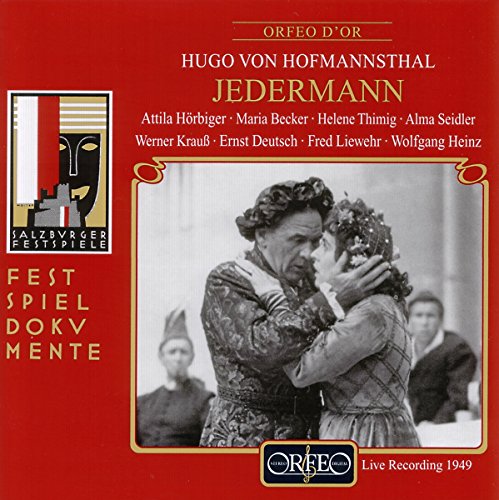Hofmannsthal , Hugo von   - Jedermann - Da Spiel vom Sterben des reichen Mannes