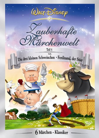 DVD - Zauberhafte Märchenwelt 5 (u.a. Die drei kleinen Schweinchen, Ferdinand, der Stier) (Disney)