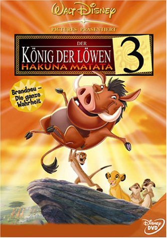 DVD - Disney`s - Der K?ig der L?en 3 - Hakuna Matata