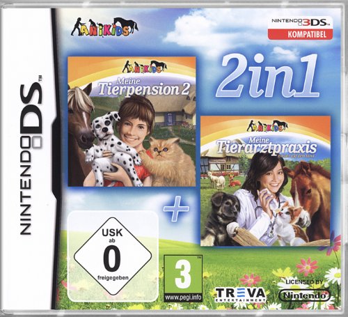 Nintendo DS - 2 in 1: Meine Tierarztpraxis + Meine Tierpension 2 - [Nintendo DS]