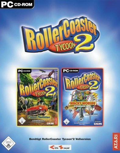  - Rollercoaster Tycoon 2 - 2 Add-ons - Time Twister & Wacky Worlds (Software Pyramide)