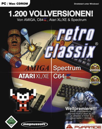 - Retro Classix: 1200 Vollversionen - Amiga, C64, Spectrum, Atari XL/XE (Software Pyramide)