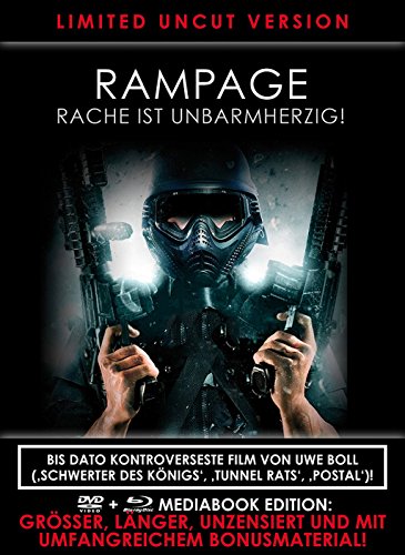 - BR+DVD Rampage - Rache ist unbarmherzig- Limited Uncut Black Book Edition - limitiert auf 1000 Stk.