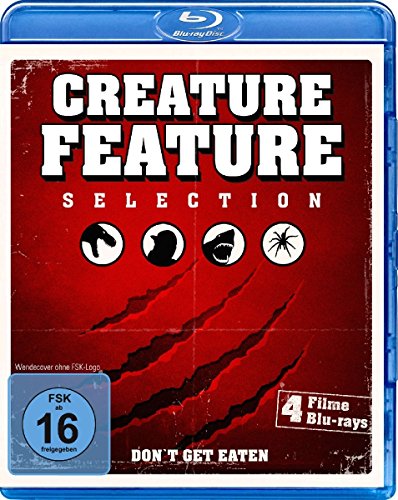 Blu-ray - Creature Feature Selection (Jurassic Attack / Orc Wars / Sand Sharks / Spider City) (4 Movie 4 Blu-ray Set)