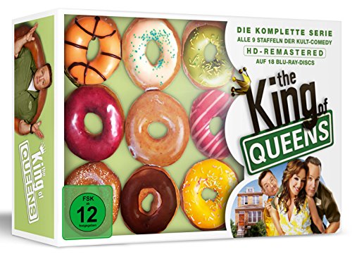 Blu-ray - The King of Queens - Die Komplette Serie (HD-Remastered) (Donut Edition) (18 Blu-rays)