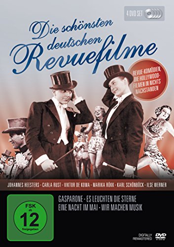 DVD - Die schönsten deutschen Revuefilme (Gasparone / Es leuchten die Sterne / Eine Nacht im Mai / Wir machen Musik)