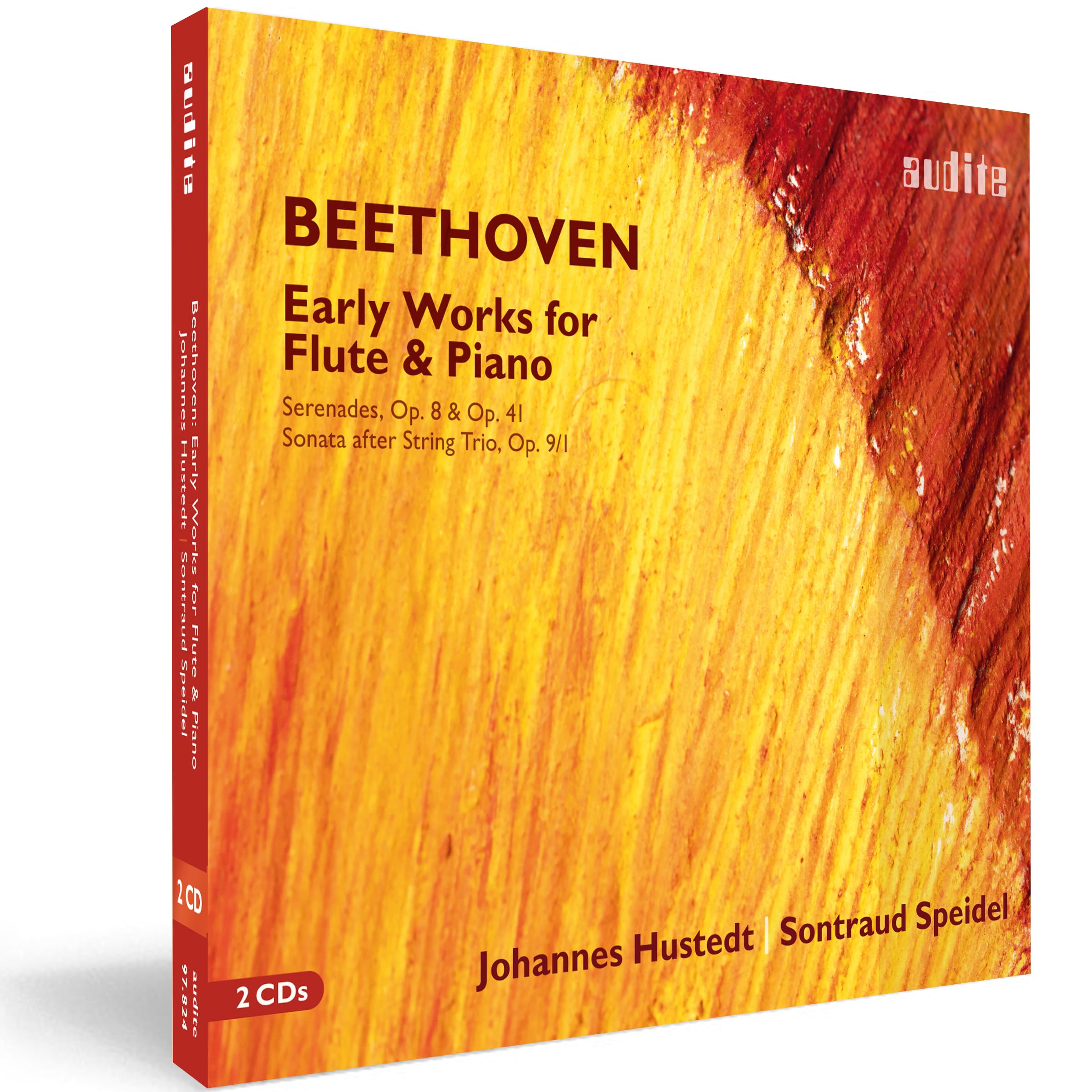Beethoven , Ludwig van - Early Works For Flute & Piano - Serenades, Op. 8 & Op. 41 / Sonata After String Trio, Op. 9/1 (Hustedt, Speidel)