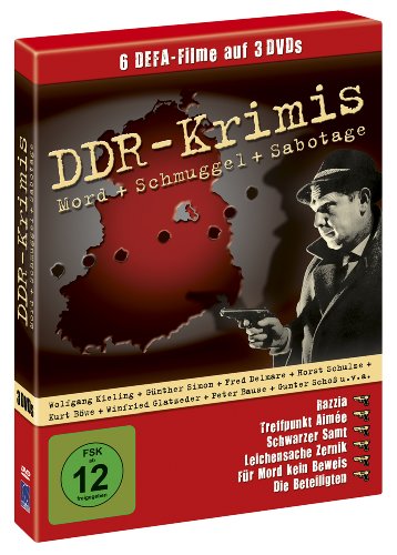 DVD - DDR-Krimis (Razzia / Treffpunkt Aimee / Schwarzer Samt / Leichensache Zernik / Für Mord kein Beweis / Die Beteiligten)