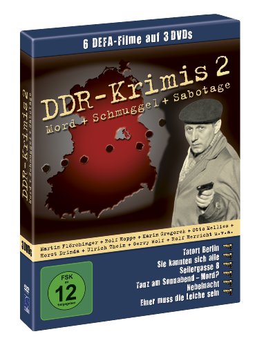 DVD - DDR-Krimis 2 - ( 6 Filme - 3 DVDs / Sie kannten sich alle - Tatort Berlin - Seilergasse 8 - Tanz am Sonnaben... Mord ? - Nebelnacht - Einer muß die Leiche sein )