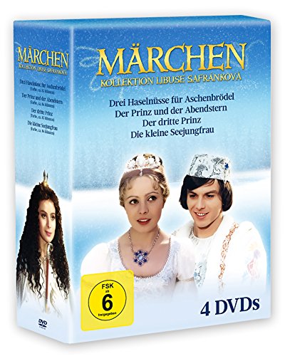 DVD - Märchen Collection Libuse Safrankova (Drei Haselnüsse für Aschenbrödel / Der Prinz und der Abendstern / Der dritte Prinz / Die kleine Seejungfrau)