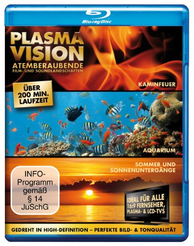  - Plasma Vision - Atemberaubende Film- und Soundlandschaften - Sonnenuntergänge/Aquarium/Kaminfeuer [Blu-ray]