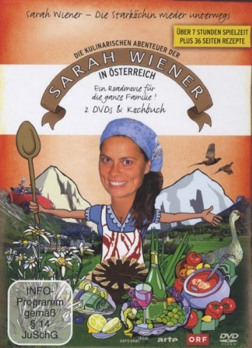 DVD - Sarah Wiener - Die kulinarischen Abenteuer der Sarah Wiener in Österreich [2 DVDs + Kochbuch]