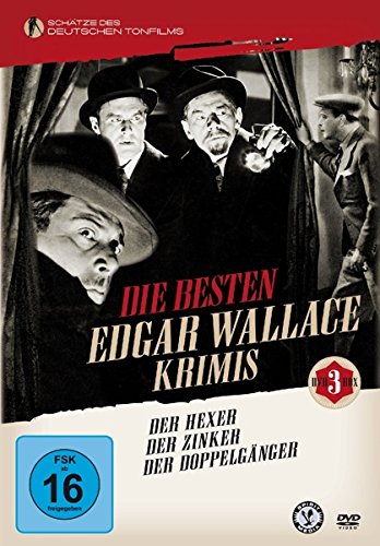 DVD - Die besten Edgar Wallace Krimis (Der Doppelgänger / Der Hexer / Der Zinker)