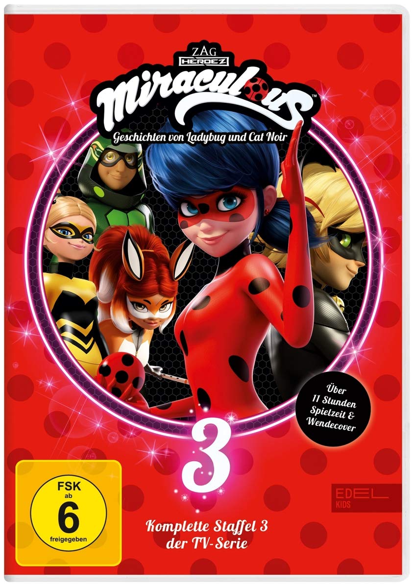 DVD - Miraculous - Geschichten von Ladybug und Cat Noir - Staffel 3
