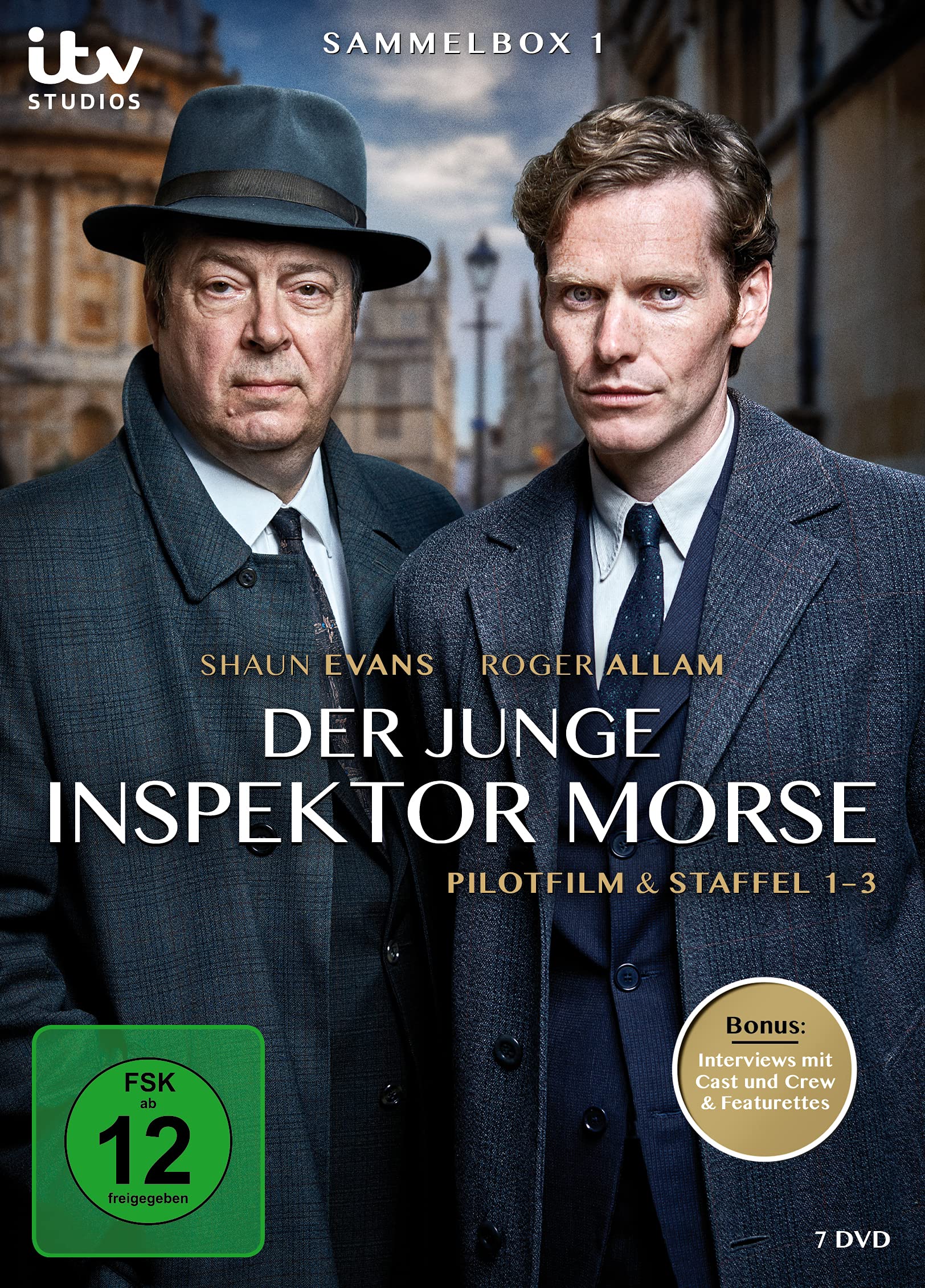 DVD - Der junge Inspektor Morse - Sammelbox 1 (Pilotfilm Staffel 1-3) (7 DVD SET)