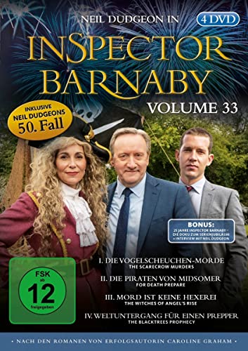 DVD - Inspector Barnaby Vol.33 [4 DVDs] inkl. Neil Dudgeons 50. Fall und über eine Stunde Bonusmaterial