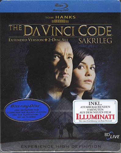 Blu-ray - Der Da Vinci Code / Sakrileg (Extended Version) (Steelbook Edition)