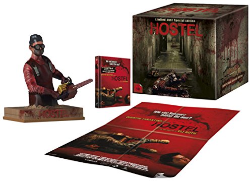  - Hostel (Limited Bust Special Edition inkl. Mediabook + Figurine + Poster) (exklusiv bei Amazon.de) [Blu-ray]