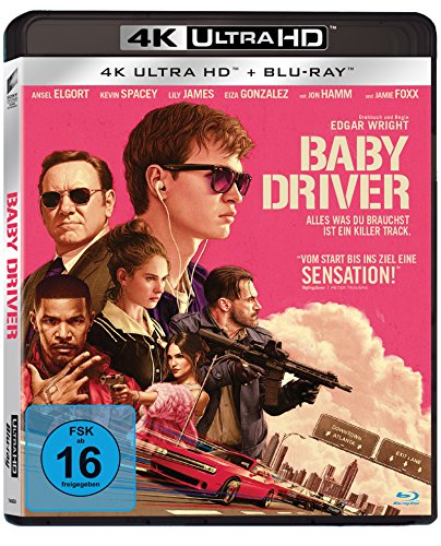 Blu-ray - Baby Driver 4K Ultra-HD [Blu-ray]