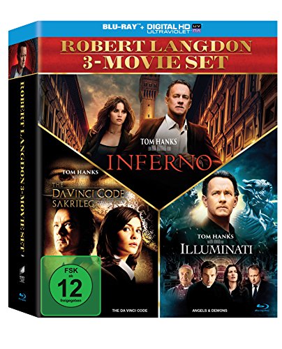 Blu-ray - Da Vinci Code - Sakrileg / Illuminati / Inferno (Robert Langdon 3-Movie Set)