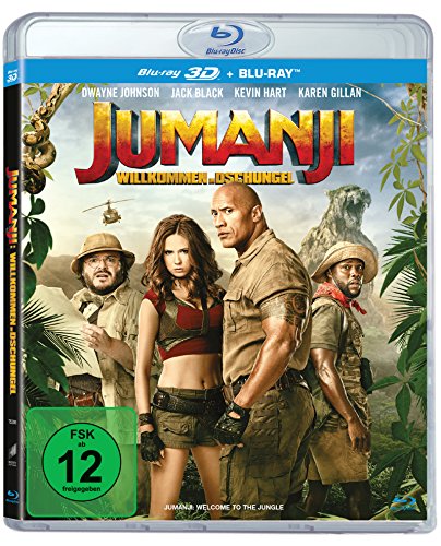 Blu-ray - Jumanji: Willkommen im Dschungel [3D Blu-ray]