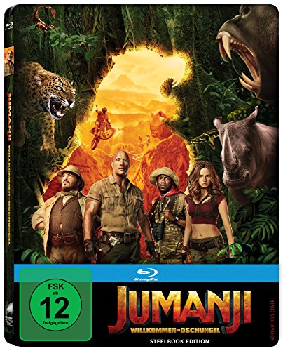  - Jumanji: Willkommen im Dschungel (Limited Steelbook Edition) [Blu-ray]
