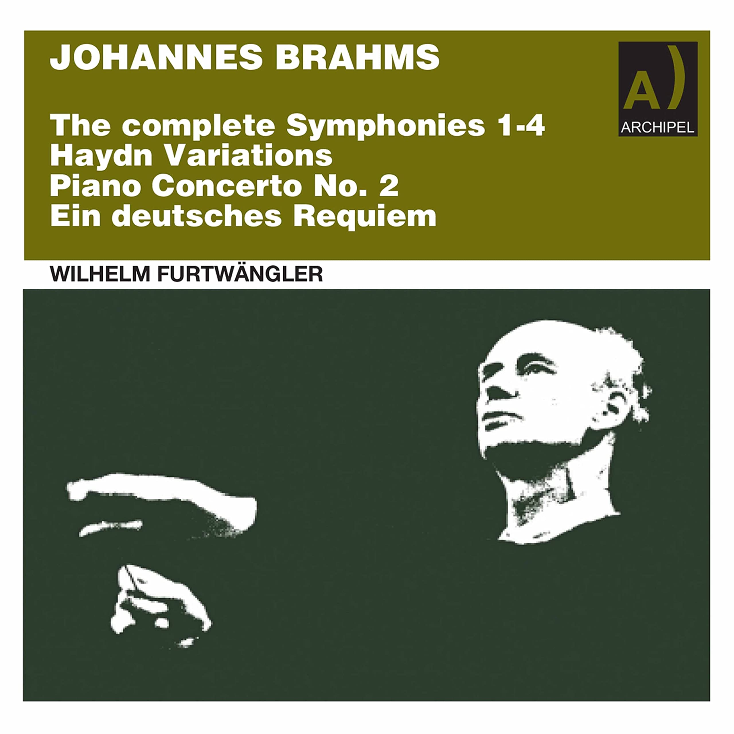 Brahms , Johannes - The Four Symphonies / Piano Concerto No. 2 (Furtwängler)