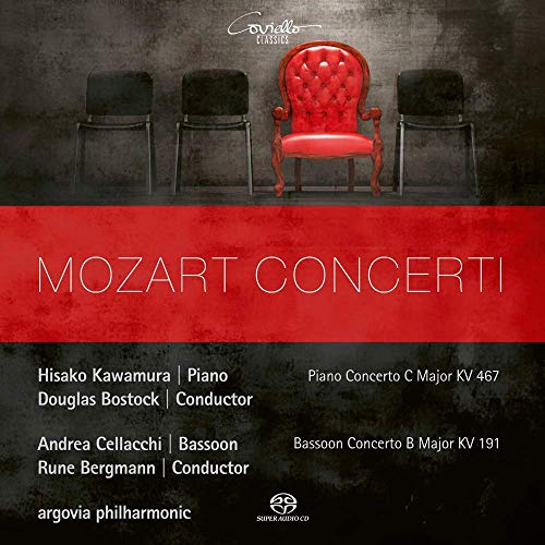 Mozart , Wolfgang Amadeus - Mozart Concerti - Piano Concerto, K. 467 (Kawamura / Bostock) / Bassoon Concerto, K. 191 (Celacchi / Bergmann) (Argovia Philharmonic) (SACD)
