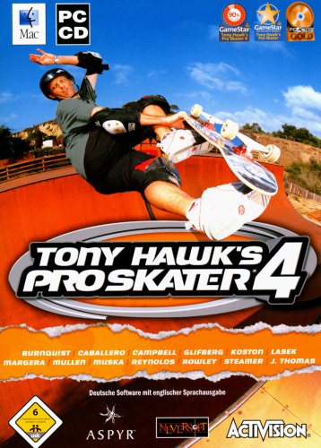 - Tony Hawk's Pro Skater 4 (PC+MAC)