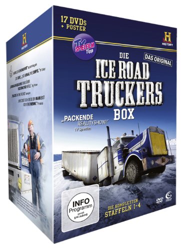  - Die Ice Road Truckers Box (Staffel 1-4, 17 DVDs plus Fan-Poster, History)