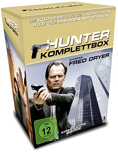  - Hunter - Gnadenlose Jagd - Die Komplettbox mit allen 153 Folgen auf 42 DVDs (Cigarette Box mit Episodenguide und Sammelkarten, Limited Edition)