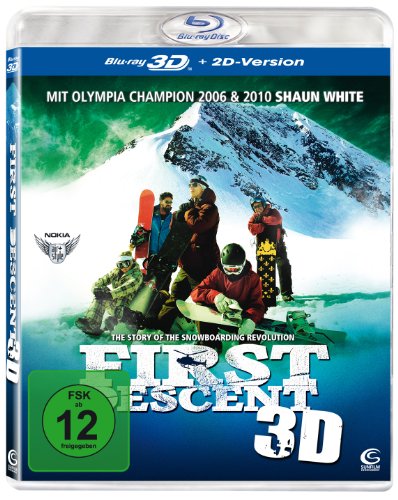 Blu-ray - First Descent 3D - The Story of the Snowboarding Revolution