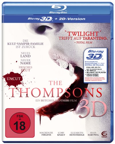  - The Thompsons 3D (inkl. 2D Version) (Uncut) [Blu-ray 3D]