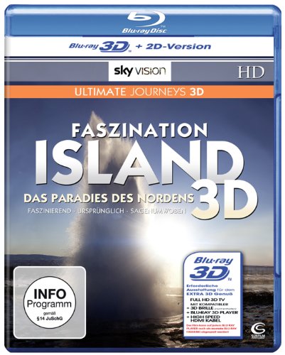  - Faszination Island - Das Paradies des Nordens (SKY VISION) [3D Blu-ray + 2D Version]