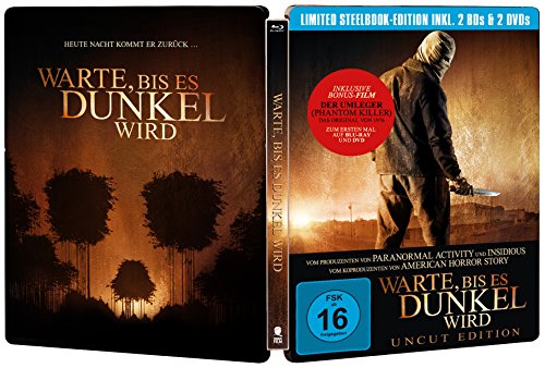  - Warte, bis es dunkel wird (Uncut) - Steelbook (Limited Edition inkl. Der Umleger auf 4 Discs) [2 DVDs + 2 Blu-rays] (exklusiv bei Amazon.de)