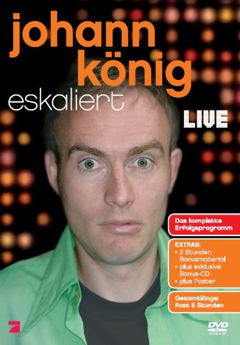 DVD - Johann König - Eskaliert  Live (+Bonus CD)