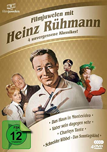 Heinz Rühmann, Heinz Rühmann - Filmjuwelen mit Heinz Rühmann: 4 unvergessene Klassiker! [4 DVDs]