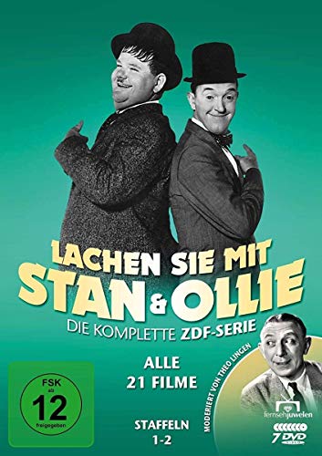 DVD - Lachen Sie mit Stan & Ollie (7 DVDs) - Die ZDF-Gesamtedition (Alle 21 Filme) (Fernsehjuwelen)