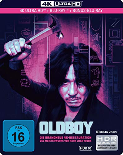  - Oldboy - Limited SteelBook  (4K Ultra HD) (+ Blu-ray 2D) (+ Bonus-Blu-ray)