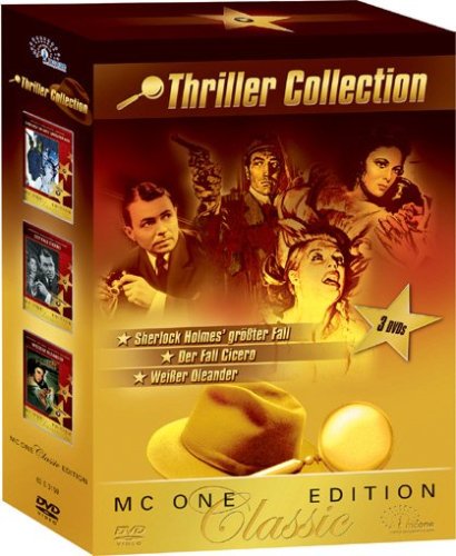 DVD - Thriller Collection - Sherlock Holmes' größter Fall / Der Fall Cicero / Weißer Orleander (MC One Classic Edition)