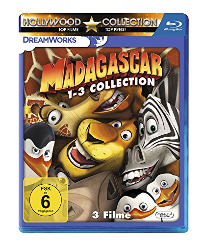 Blu-ray - Madagascar / Madagascar 2 / Madagascar 3: Flucht durch Europa [Blu-ray]