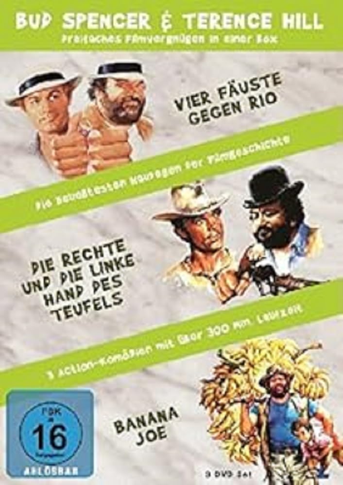 DVD - Bud Spencer & Terence Hill (Vier Fäuste gegen Rio / Die Rechte und Linke hand des Teufels / Banana Joe)