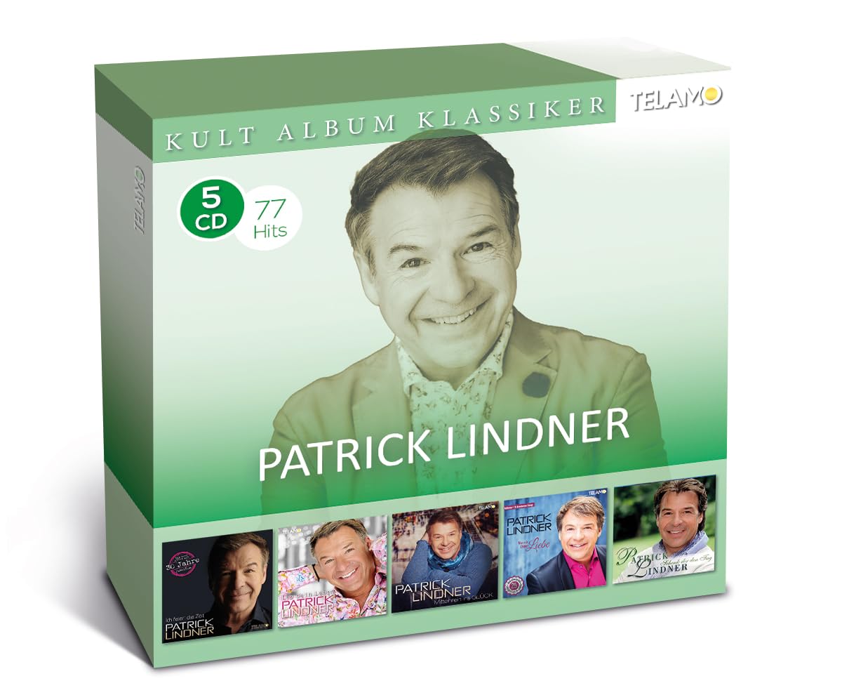 Lindner , Patrick - Kult Album Klassiker (Schenk Dir Den Tag / Nur Mit Deiner Liebe / Mittenrein Ins Glück / Leb Deinen Leben / Ich Feier' Die Zeit)